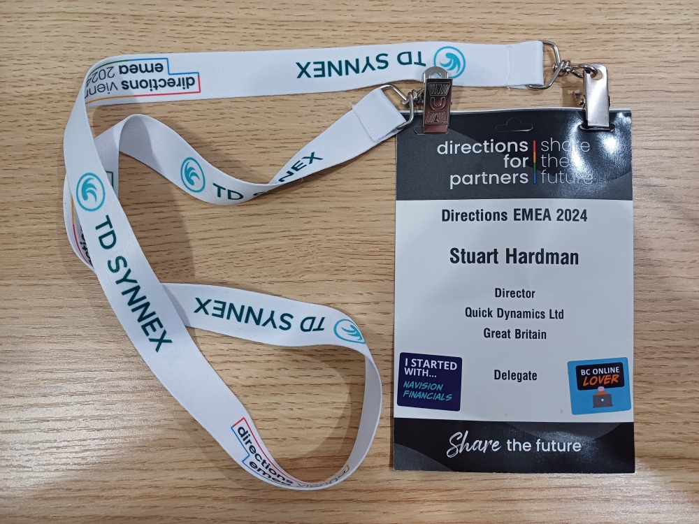 Directions EMEA 2024 Conference Lanyard